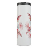 LEAF PATTERN.PNG THERMALE TUMBLER THERMOSBEKER (Achterkant)