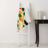 Leaf Pattern Sherpa Deken (In situ)