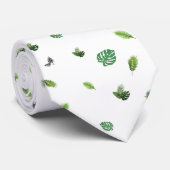 Leaf Pattern Stropdas (Opgerold)