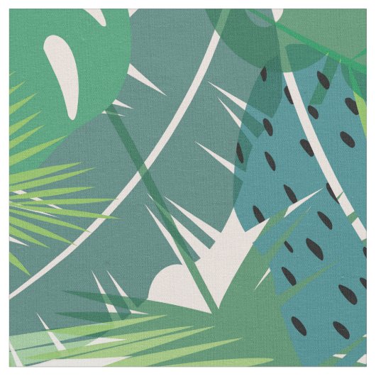 Leaf Pattern-textiel Stof (Close Up)