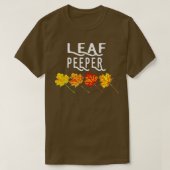 Leaf Peeper Autumn Peeping Herfst Foliage 653 T-shirt (Design voorkant)