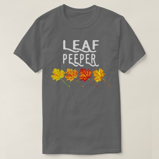 Leaf Peeper Autumn Peeping Herfst FoliageT-Shirt T-shirt (Design voorkant)