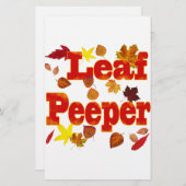 Leaf Peeper Briefpapier (Voorkant / Achterkant)