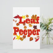 Leaf Peeper Briefpapier (Staand voorkant)