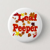 Leaf Peeper Ronde Button 5,7 Cm (Voorkant)