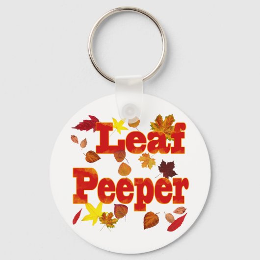 Leaf Peeper Sleutelhanger (Voorkant)