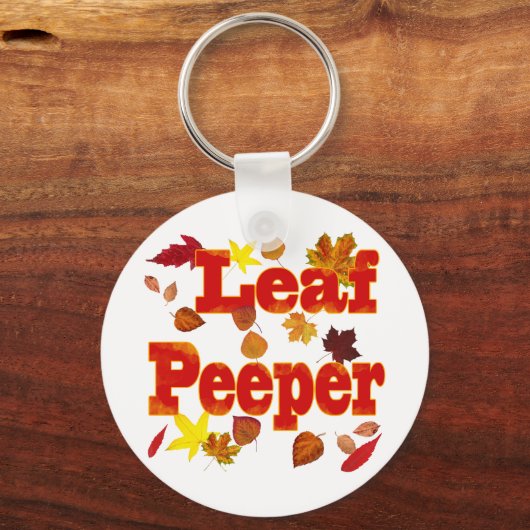 Leaf Peeper Sleutelhanger (Voorkant)