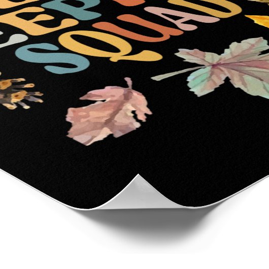 LEAF PEEPER SQUAD Herfst Foliage Leaf Peeping Herf Poster (Hoek)