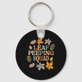 LEAF PEEPER SQUAD Herfst Foliage Leaf Peeping Herf Sleutelhanger (Voorkant)