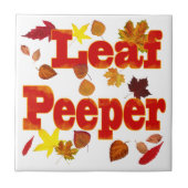 Leaf Peeper Tegeltje (Voorkant)