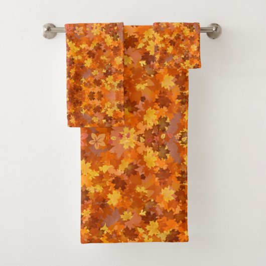 Leaf Pile Bad Handdoek (Insitu)