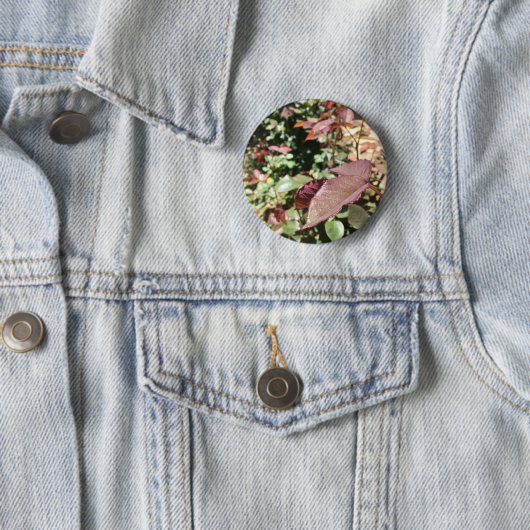 Leaf Pin Ronde Button 5,7 Cm (In situ)