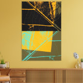 Leaf Pop Art Canvas Afdruk (Insitu (Woonkamer))