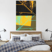Leaf Pop Art Canvas Afdruk (Insitu (Slaapkamer))
