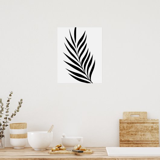 Leaf Poster Art Afbeelding (Keuken)