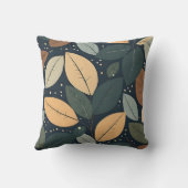 Leaf print cushion kussen (Achterkant)