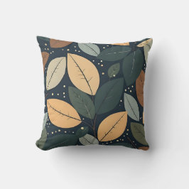 Leaf print cushion kussen