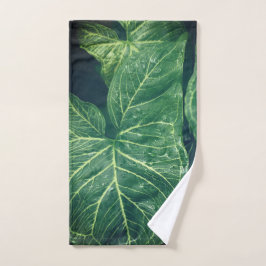 Leaf Print Handdoek