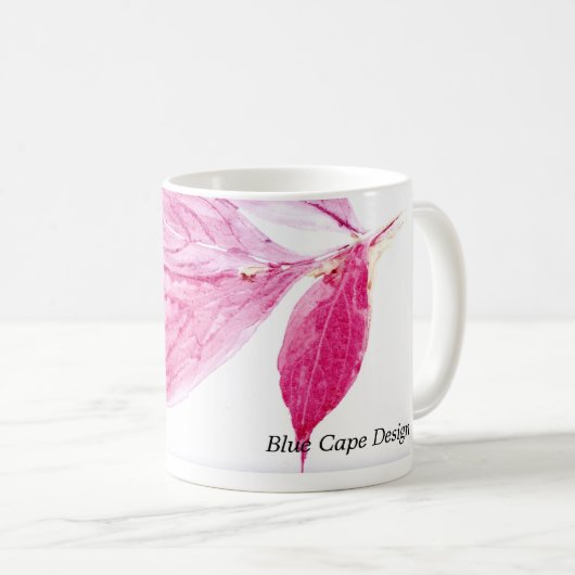 Leaf Print Koffiemok (Voorkant rechts)