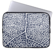 Leaf Print Laptop Sleeve (Voorkant)
