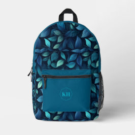 Leaf Print Rugzak | Botanische Patroon Schooltas