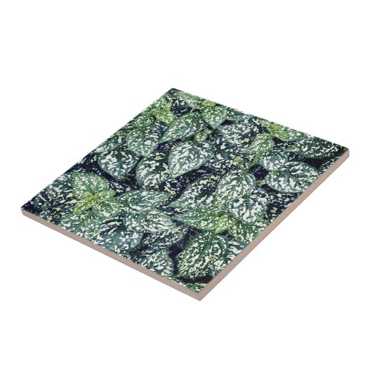 Leaf Print Tegeltje (Zijkant)