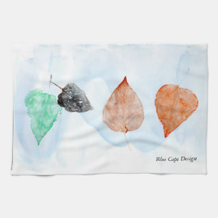 Leaf Print Theedoek