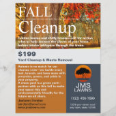 Leaf Raking and Cleanup Flyer (Voorkant)