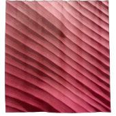 Leaf Red Diagonal Douchegordijn (Voorkant)