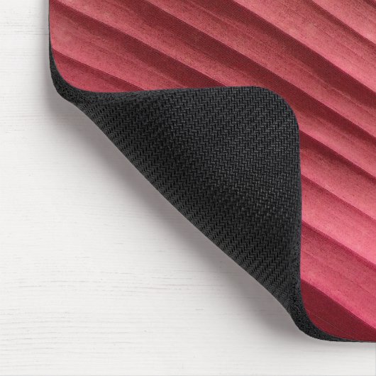 Leaf Red Diagonal Muismat (Hoek)