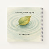 Leaf Reflection Journal – Echoes & Aanbiedingen Notitieboek (Achterkant)