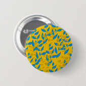 Leaf Ronde Button 5,7 Cm (Voorkant /achterkant)