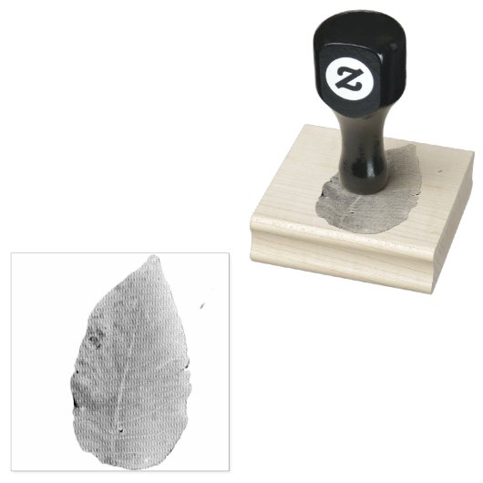 Leaf Rubber Stamp Rubberstempel (Gestempeld)