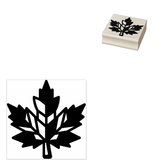 Leaf Rubberstempel (Gestempeld)