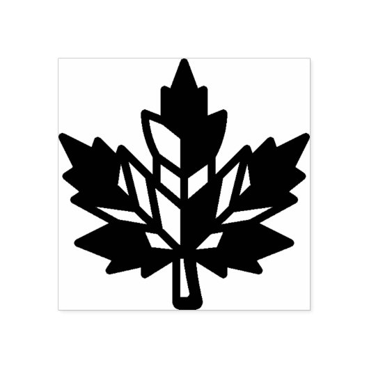 Leaf Rubberstempel (Afrduk)