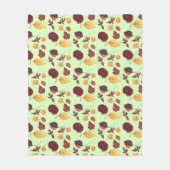 Leaf Scan op Spring Green deken (Voorkant)