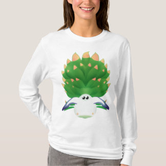 Leaf Sheep Zee Sheep Slug Long Meve Women's Gift T-shirt