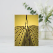 Leaf Skeleton Briefkaart (Staand voorkant)