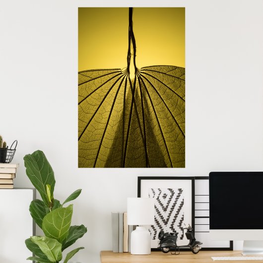 Leaf Skeleton Poster (Thuiskantoor)