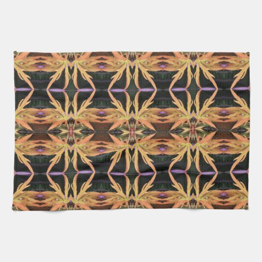 Leaf Study Pattern Theedoek (Horizontaal)