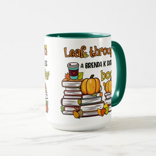 Leaf through a Brenda K Davies Book Mok (Voorkant rechts)