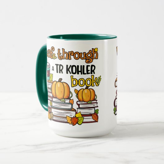 Leaf through a TR Kohler Book Mok (Voorkant links)