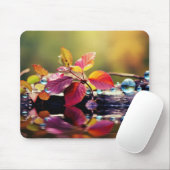 Leaf Tranquil Vreedzame Natuur Serene Muismat (Met muis)