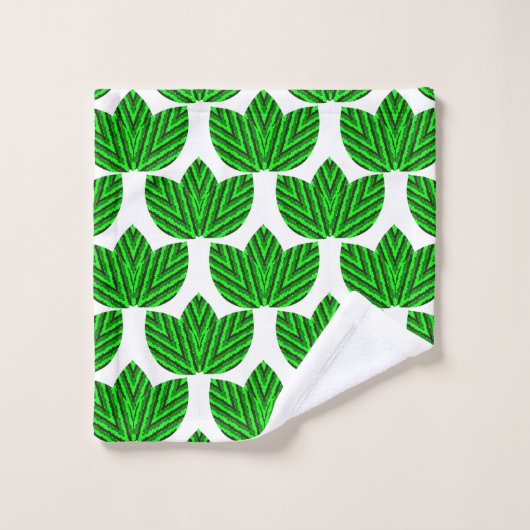 Leaf Trios Bad Handdoek (Wasdoekje)