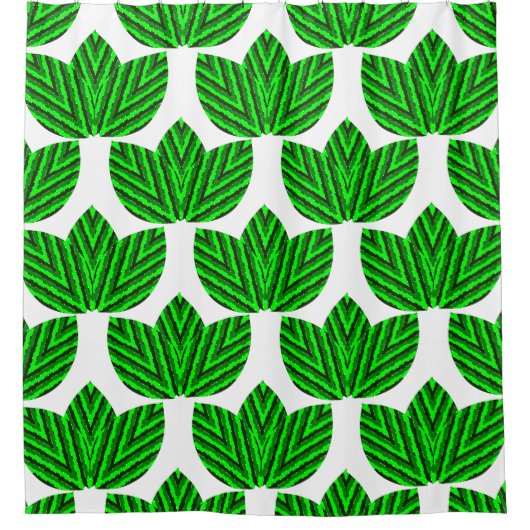 Leaf Trios Douchegordijn (Voorkant)