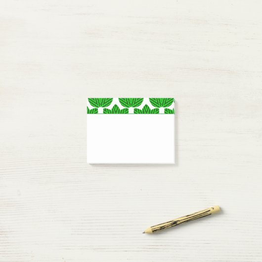 Leaf Trios Post-it® Notes (Op bureau)