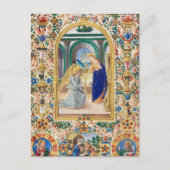 Leaf uit een boek 's ochtends feestdagenkaart (Voorkant)