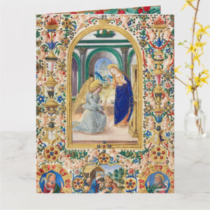 Leaf uit een boek 's ochtends kaart