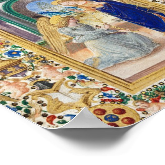 Leaf uit een boek 's ochtends poster (Hoek)