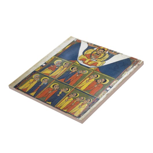 Leaf uit Gunda Gunde Gospels Tegeltje (Zijkant)